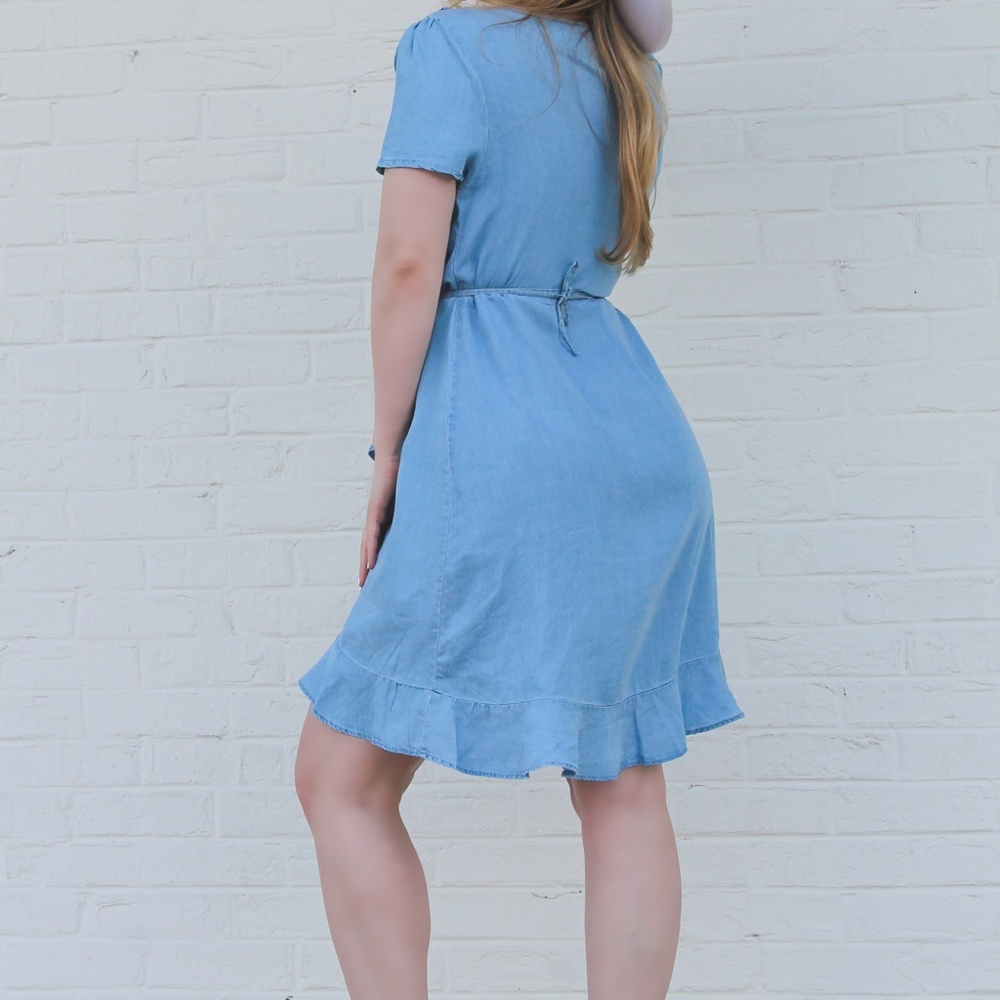 The Ruffled Wrap Dress - Picture 5 of 6
